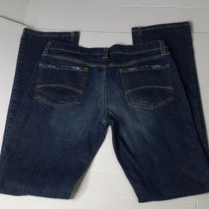 Mossimo Denim 9 Skinny Straight Leg Blue Jeans